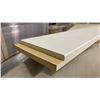 Image 4 : 1 LIFT OF MDF BASEBOARD MOULDING WITH BRITE WHITE TEXTURED FINISH - APPROX 82" LENGTHS