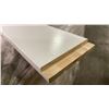 Image 3 : 1 LIFT OF BASEBOARD MOULDING PREFINISHED BRITE WHITE APPROX 82"L LENGTHS , 612 FT TOTAL