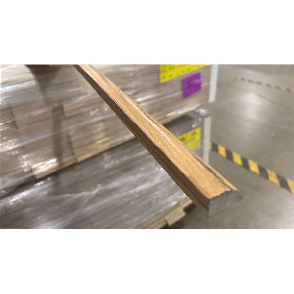 1 LIFT OF TRIM MOULDING VP WESTERN EMBOSSED WOOD FINISH APPROX 16' LENGTHS, 34 PCS, 1,088 FT TOTAL