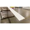 Image 3 : 1 LIFT OF BASEBOARD MOULDING WITH PAINTED BRITE WHITE FINISH APPROX 16' LENGTHS, 1,536 FT TOTAL