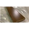 Image 4 : 1 LIFT OF PFWD BASEBOARD MOULDING WITH NON-EMBOSSED URBAN FIR FINISH APPROX 82" LENGTHS, 2,212 FT