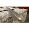 Image 2 : 1 LIFT OF BASEBOARD/TRIM MOULDING WITH EMBOSSED WOOD SLATE GREY FINISH- APPROX 82" LENGTHS,