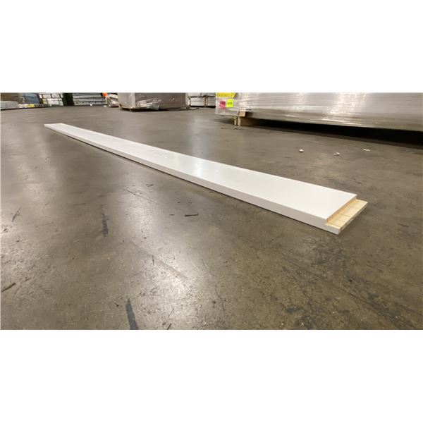 1 LIFT OF FLAT JAMB WITH PREFINISHED BRITE WHITE FINISH- APPROX 82" LENGTHS,