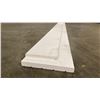 Image 2 : 1 LIFT OF BASEBOARD MOULDING/TRIM PRIMED WHITE FINISH APPROX 7' LENGTHS, 95 FT TOTAL