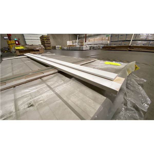 1 LIFT OF DOOR JAMB TRIM WITH PRIMED WHITE FINISH 82" LENGTHS, 110 FT TOTAL