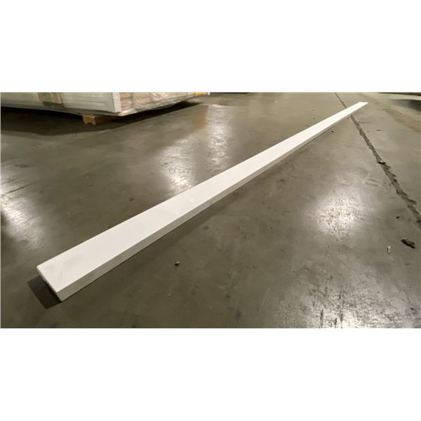 1 LIFT OF BASEBOARD/TRIM MOULDING WITH PRIMED WHITE FINISH APPROX 97" LENGTHS, 3,016 FT TOTAL