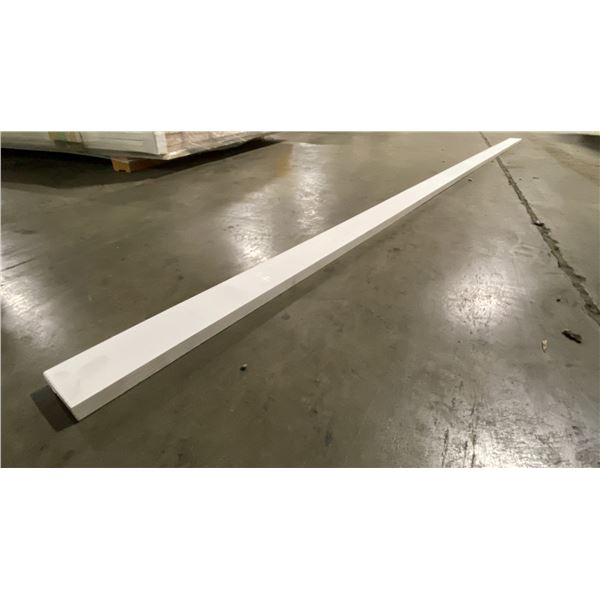 1 LIFT OF BASEBOARD/TRIM MOULDING WITH PRIMED WHITE FINISH APPROX 97" LENGTHS, 3,016 FT TOTAL