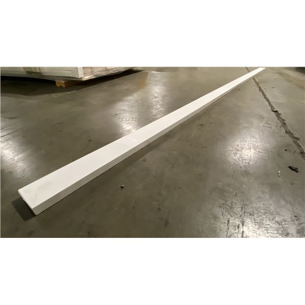 1 LIFT OF BASEBOARD/TRIM MOULDING WITH PRIMED WHITE FINISH APPROX 97" LENGTHS, 3,016 FT TOTAL