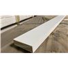 Image 4 : 1 LIFT OF BASEBOARD/TRIM MOULDING WITH PRIMED WHITE FINISH APPROX 97" LENGTHS, 3,016 FT TOTAL