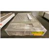 Image 2 : 1 LIFT OF FLAT JAMB EMBOSSED WOOD WHITE FINISH- APPROX 38.5" LENGTHS, 112 PCS