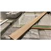 Image 3 : 1 LIFT OF DOOR JAMB MOULDING WITH RAW NATURAL OAK CLEAR FINISH APPROX 7' LENGTHS, 3,528 FT TOTAL
