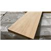 Image 4 : 1 LIFT OF DOOR JAMB MOULDING WITH RAW NATURAL OAK CLEAR FINISH APPROX 7' LENGTHS, 3,528 FT TOTAL