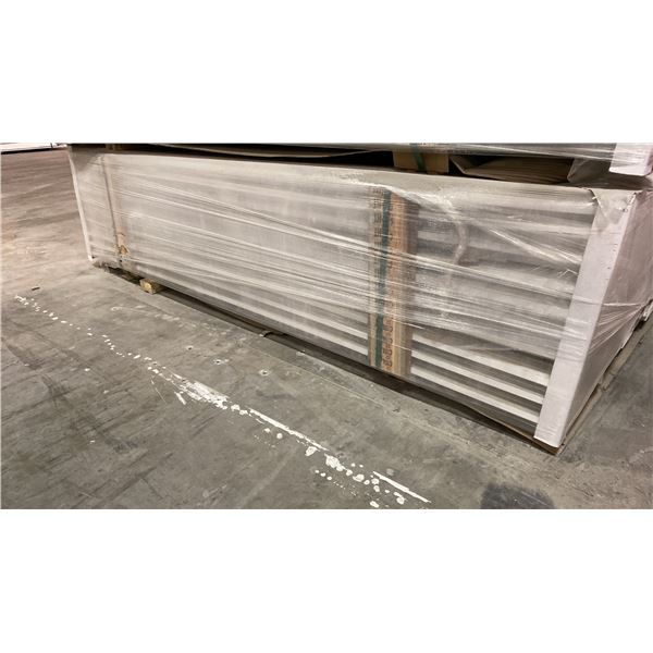 1 LIFT OF PREFABRICATED WHITE EC DOOR JAMB 81" X 4-9 16" APPROX 180 PCS