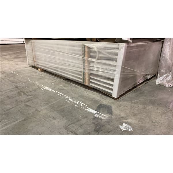1 LIFT OF PREFABRICATED WHITE EC DOOR JAMB 81" X 4-9 16" APPROX 180 PCS