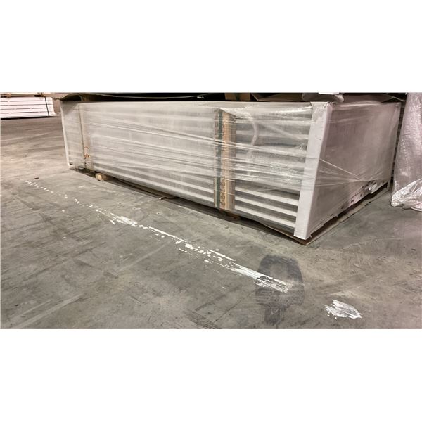 1 LIFT OF PREFABRICATED WHITE EC DOOR JAMB 81" X 4-9 16" APPROX 180 PCS