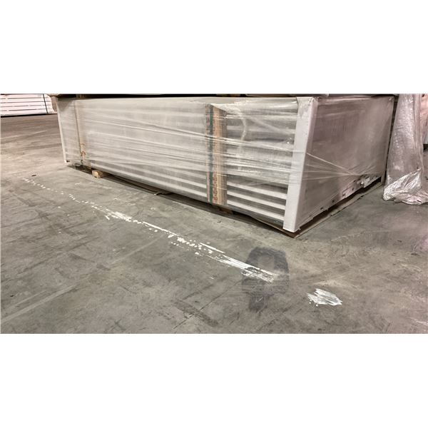 1 LIFT OF PREFABRICATED WHITE EC DOOR JAMB 81" X 4-9 16" APPROX 180 PCS