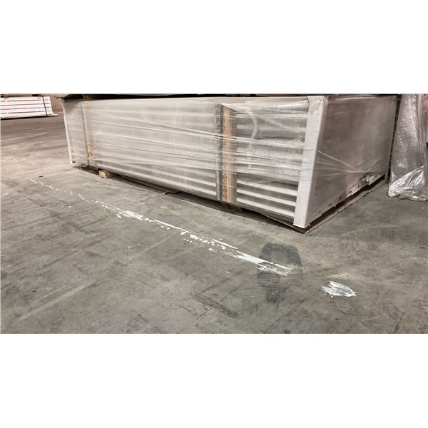 1 LIFT OF PREFABRICATED WHITE EC DOOR JAMB 81" X 4-9 16" APPROX 180 PCS