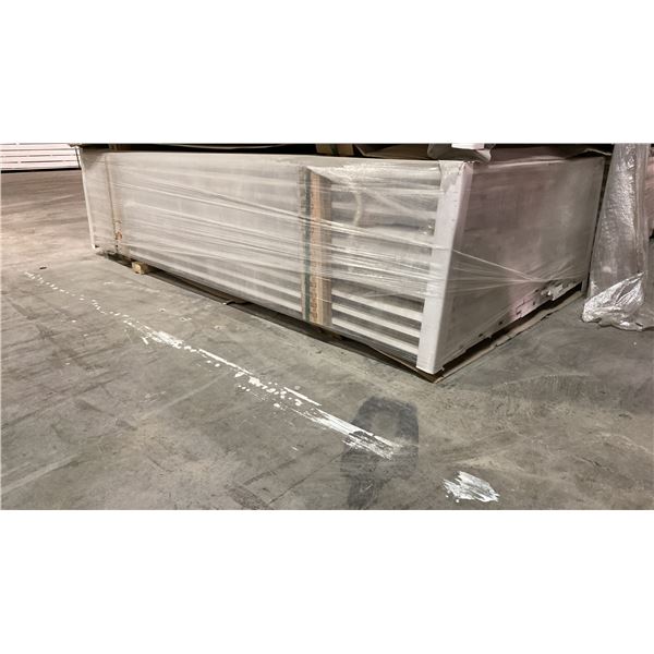1 LIFT OF PREFABRICATED WHITE EC DOOR JAMB 81" X 4-9 16" APPROX 180 PCS