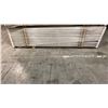 Image 2 : 1 LIFT OF PREFABRICATED WHITE EC DOOR JAMB 81" X 4-9 16" APPROX 180 PCS