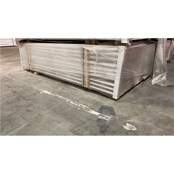 1 LIFT OF PREFABRICATED WHITE EC DOOR JAMB 81" X 4-9 16" APPROX 180 PCS
