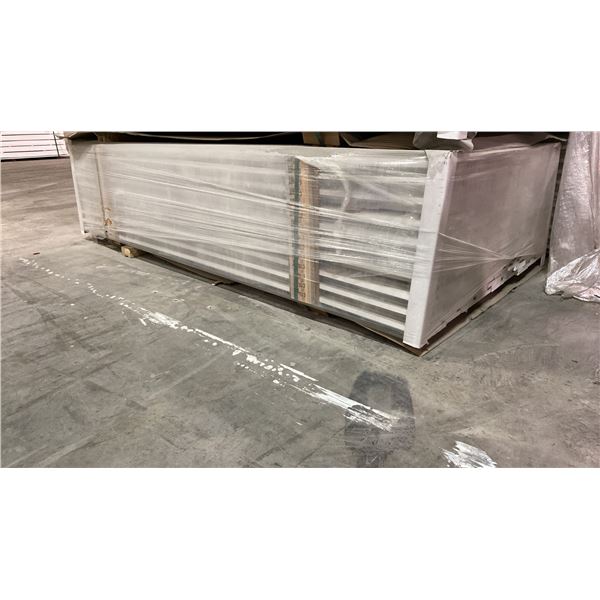 1 LIFT OF PREFABRICATED WHITE EC DOOR JAMB 81" X 4-9 16" APPROX 180 PCS