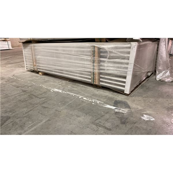 1 LIFT OF PREFABRICATED WHITE EC DOOR JAMB 81" X 4-9 16" APPROX 180 PCS