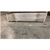 Image 2 : 1 LIFT OF PREFABRICATED WHITE EC DOOR JAMB 81" X 4-9 16" APPROX 180 PCS