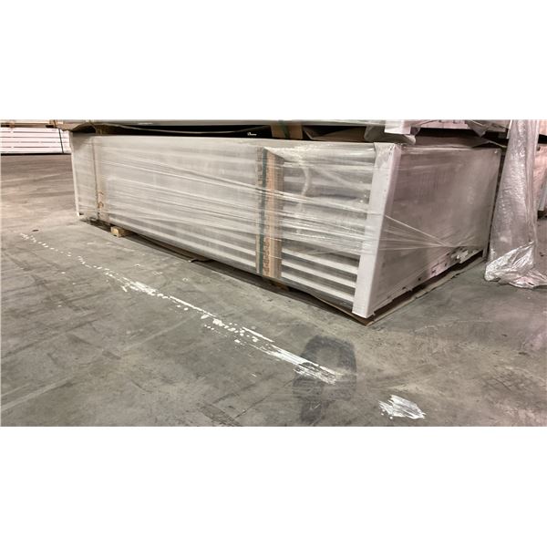 1 LIFT OF PREFABRICATED WHITE EC DOOR JAMB 81" X 4-9 16" APPROX 180 PCS