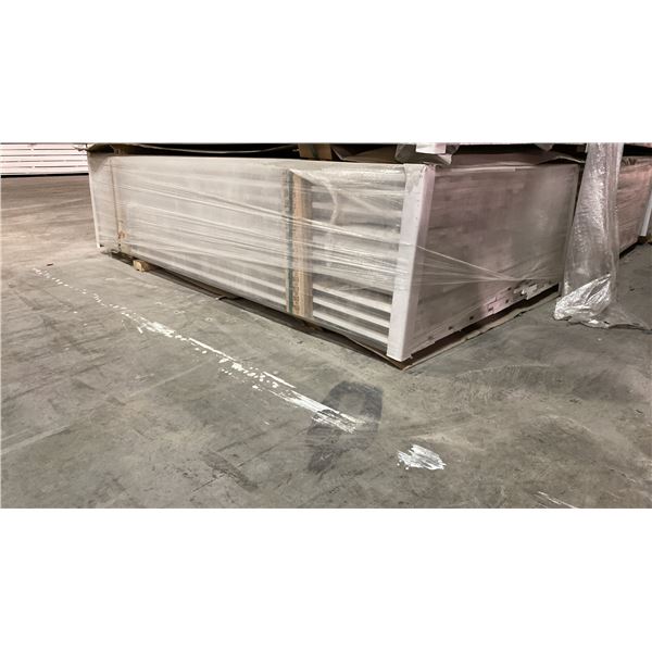 1 LIFT OF PREFABRICATED WHITE EC DOOR JAMB 81" X 4-9 16" APPROX 180 PCS