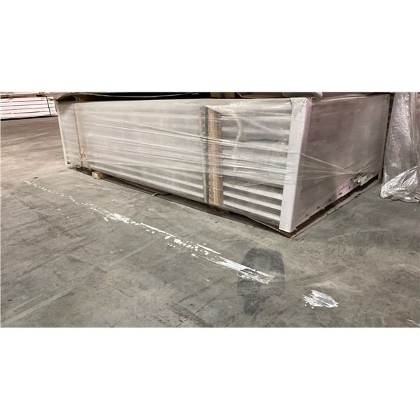 1 LIFT OF PREFABRICATED WHITE EC DOOR JAMB 81" X 4-9 16" APPROX 180 PCS