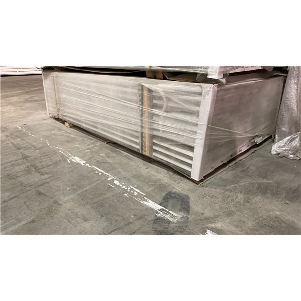 1 LIFT OF PREFABRICATED WHITE EC DOOR JAMB 81" X 4-9 16" APPROX 180 PCS