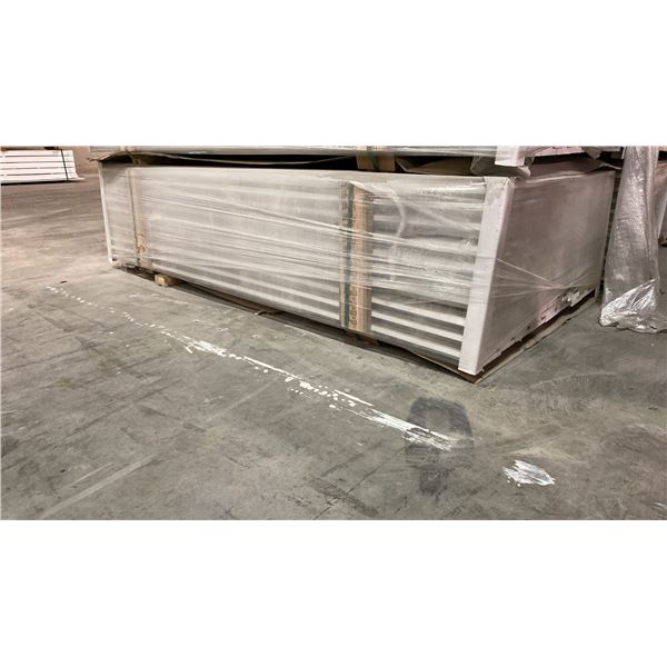 1 LIFT OF PREFABRICATED WHITE EC DOOR JAMB 81" X 4-9 16" APPROX 180 PCS