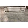 Image 2 : 1 LIFT OF PREFABRICATED WHITE EC DOOR JAMB 81" X 4-9 16" APPROX 180 PCS