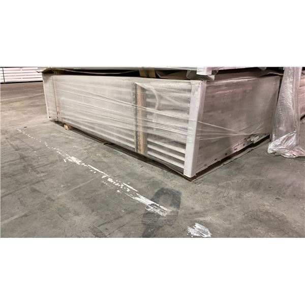1 LIFT OF PREFABRICATED WHITE EC DOOR JAMB 81" X 4-9 16" APPROX 180 PCS