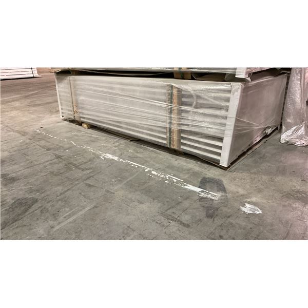 1 LIFT OF PREFABRICATED WHITE EC DOOR JAMB 81" X 4-9 16" APPROX 180 PCS