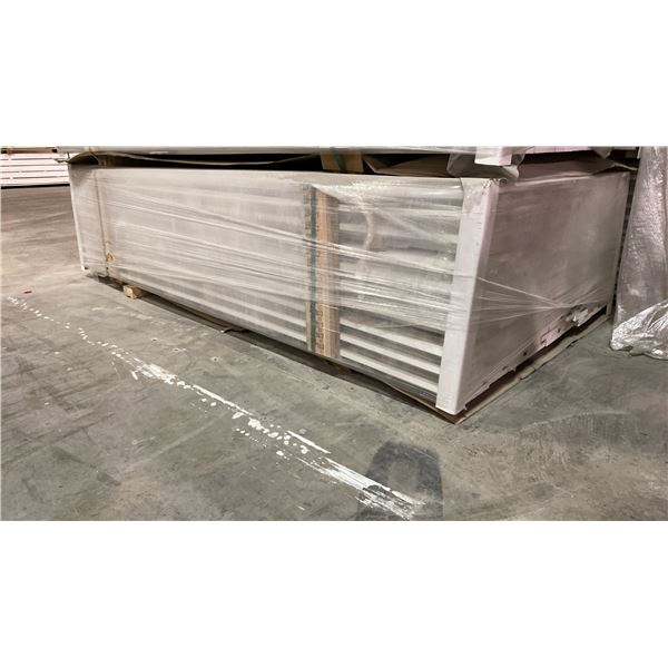 1 LIFT OF PREFABRICATED WHITE EC DOOR JAMB 81" X 4-9 16" APPROX 180 PCS