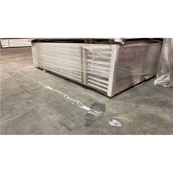 1 LIFT OF PREFABRICATED WHITE EC DOOR JAMB 81" X 4-9 16" APPROX 180 PCS