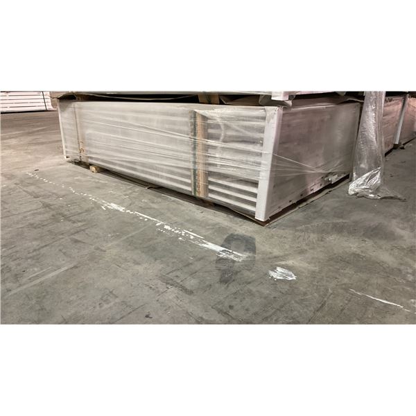 1 LIFT OF PREFABRICATED WHITE EC DOOR JAMB 81" X 4-9 16" APPROX 180 PCS