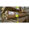Image 3 : 1 LIFT OF FLAT JAMB PREFINISHED WITH URBAN FIR FINISH APPROX 7' LENGTHS, 72 PCS
