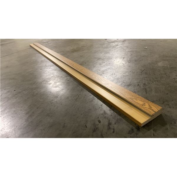 1 LIFT OF DOOR JAMB PLANKS WITH CHESAPEAKE VALLEY PRINT EMBOSSED FINISH APPROX 89" LENGTHS 294 FT