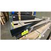 Image 1 : 2 SMALL LIFTS OF MDF TRIM/MOULDING WITH PAINTED BLACK FINISH APPROX 87" LENGTHS