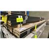 Image 3 : 2 SMALL LIFTS OF MDF TRIM/MOULDING WITH PAINTED BLACK FINISH APPROX 87" LENGTHS