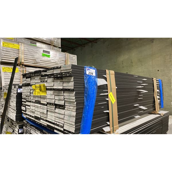 1 LIFT OF FLAT JAMB WITH PRIMED BLACK FINISH APPROX 7' LENGTHS, 240 PCS, 1,680 FT TOTAL