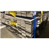 Image 1 : 1 LIFT & 1 SMALL PARTIAL LIFT OF FLAT JAMB WITH PRIMED BLACK FINISH APPROX 7' LENGTHS, 284 PCS,