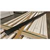 Image 3 : 1 LIFT & 1 SMALL PARTIAL LIFT OF FLAT JAMB WITH PRIMED BLACK FINISH APPROX 7' LENGTHS, 284 PCS,
