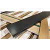 Image 4 : 1 LIFT & 1 SMALL PARTIAL LIFT OF FLAT JAMB WITH PRIMED BLACK FINISH APPROX 7' LENGTHS, 284 PCS,