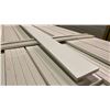Image 3 : 1 LIFT OF FLAT JAMB WITH PAINTED POLAR WHITE FINISH APPROX 7' LENGTHS, 56 PCS 392 FT TOTAL