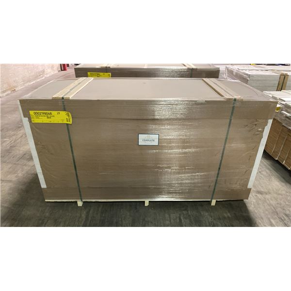 1 LIFT OF PAINTED POLAR WHITE INTERIOR DOORS, 32" X 80", 29 TOTAL
