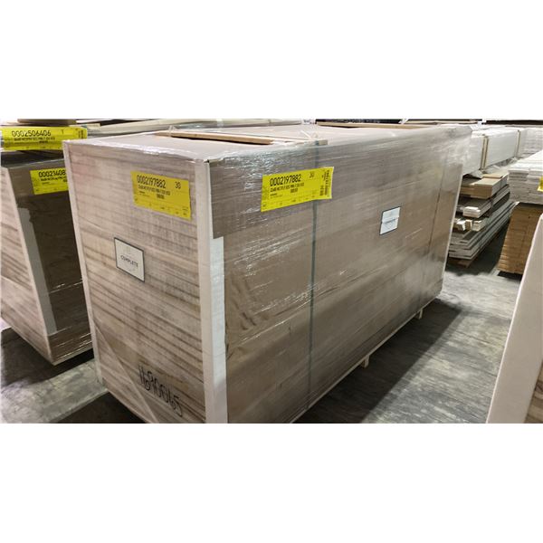 1 LIFT OF PAINTED POLAR WHITE INTERIOR DOORS, 32" X 80", 30 TOTAL