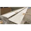Image 3 : 1 LIFT OF FLAT JAMB WITH PRIMED WHITE 4 SIDES WITH HINGE NOTCHES APPROX 82.5" LENGTHS,